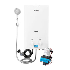 Onsen 10L Portable Propane Tankless Water Heater with 3.0 Pump