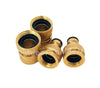 Image of 4 Pcs Hose 3/4" Brass Quick Connectors