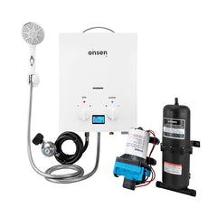 Onsen 5L Portable Propane Water Heater with 3.0 Pump & 1.0L Accumulator