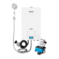 Onsen 7L Portable Propane Water Heater with 3.0 Pump