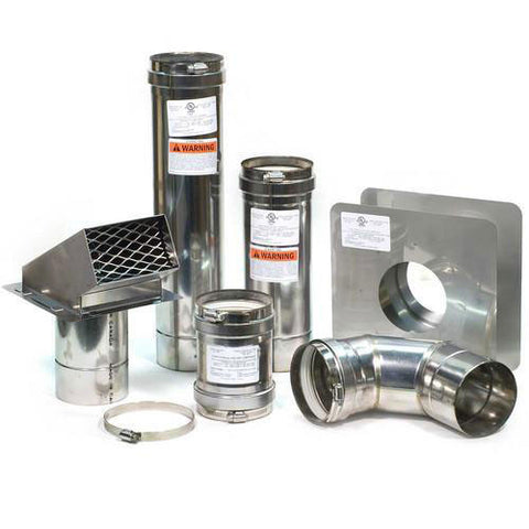 Horizontal Vent Kit Parts for Gas Tankless Water Heaters
