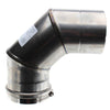 Image of Z-Flex Z-Vent 4-in 90° Stainless Steel Elbow