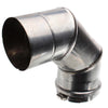 Image of Z-Flex Z-Vent 4-in 90° Stainless Steel Elbow