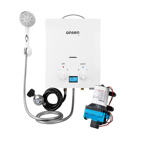 Onsen 5L Portable Propane Tankless Water Heater with 3.0 Pump