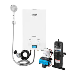 Onsen 7L Portable Propane Tankless Water Heater with 3.0 Pump & 1.0L Accumulator