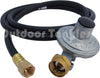 Image of Propane Gas Regulator with Hose for 16-oz Canisters