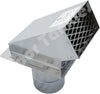 Image of Z-Flex Z-Vent 4-in Stainless Steel Termination Hood