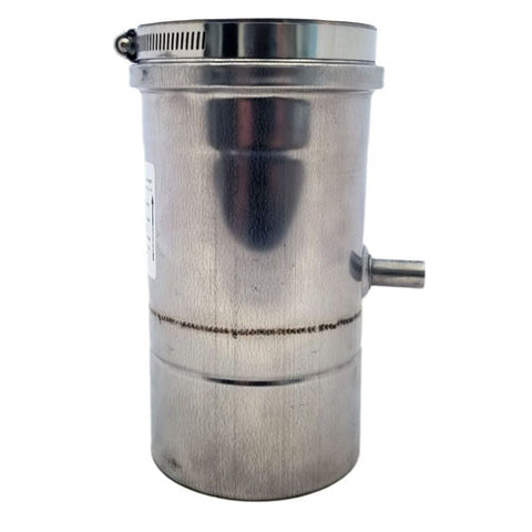Z-Flex Z-Vent 4-in Stainless Steel Water Heater Vertical Drain Pipe